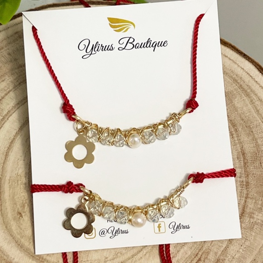Set adjustable choker with bracelet ❤️✨